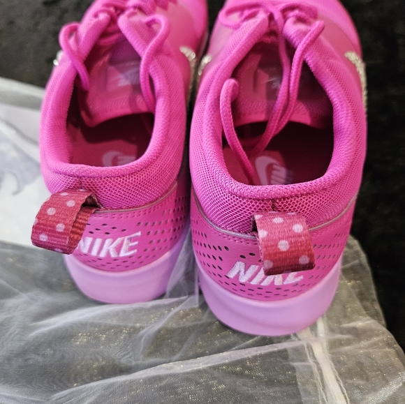 NEW NIKE Bedazzled Crystallized Magenta Shoes Size 10 - Picture 5 of 6